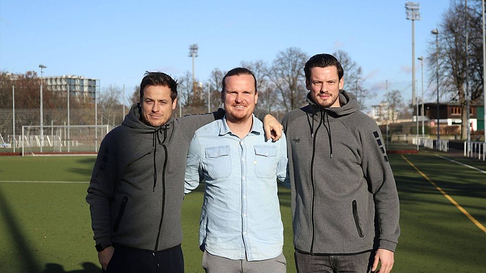 Michael Delura (r.) verstärkt ab sofort das Trainerteam des FC Viktoria 1889.