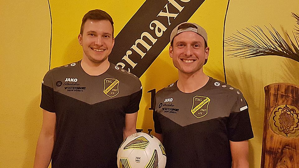 Haben seit Mitte September beim Kreisligisten TSG Untermaxfeld als gleichberechtigte Spielertrainer das sportliche Sagen: Daniel Eisenhofer (links) und André Ruf (rechts).