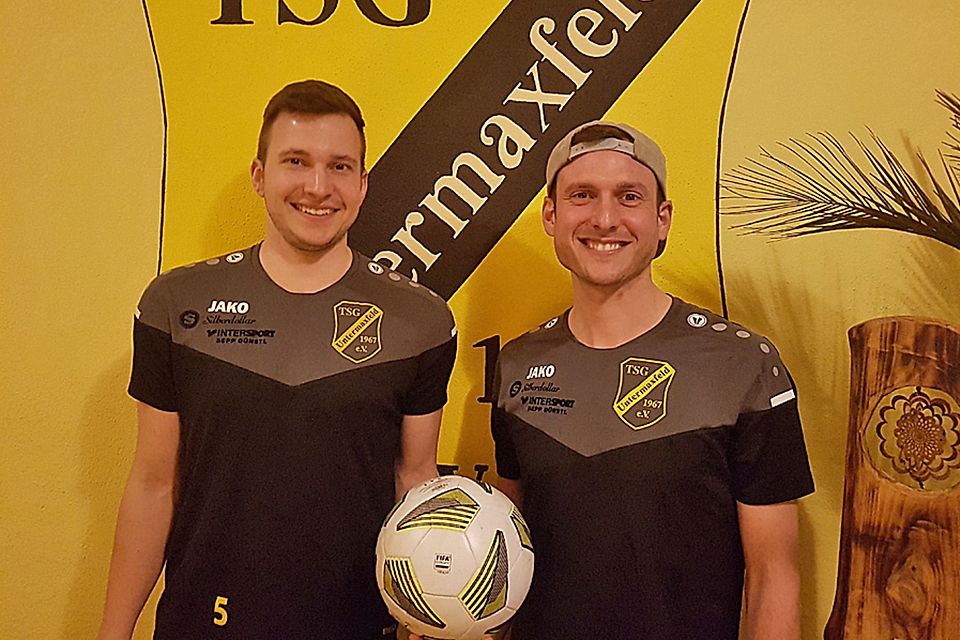 Haben seit Mitte September beim Kreisligisten TSG Untermaxfeld als gleichberechtigte Spielertrainer das sportliche Sagen: Daniel Eisenhofer (links) und André Ruf (rechts).