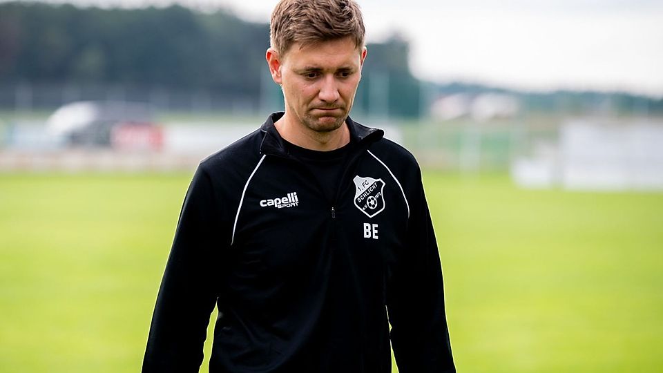 Schlicht-Trainer Bastian Ellmaier hofft auf den dritten Sieg im dritten Spiel. Es geht nach Schirmitz.