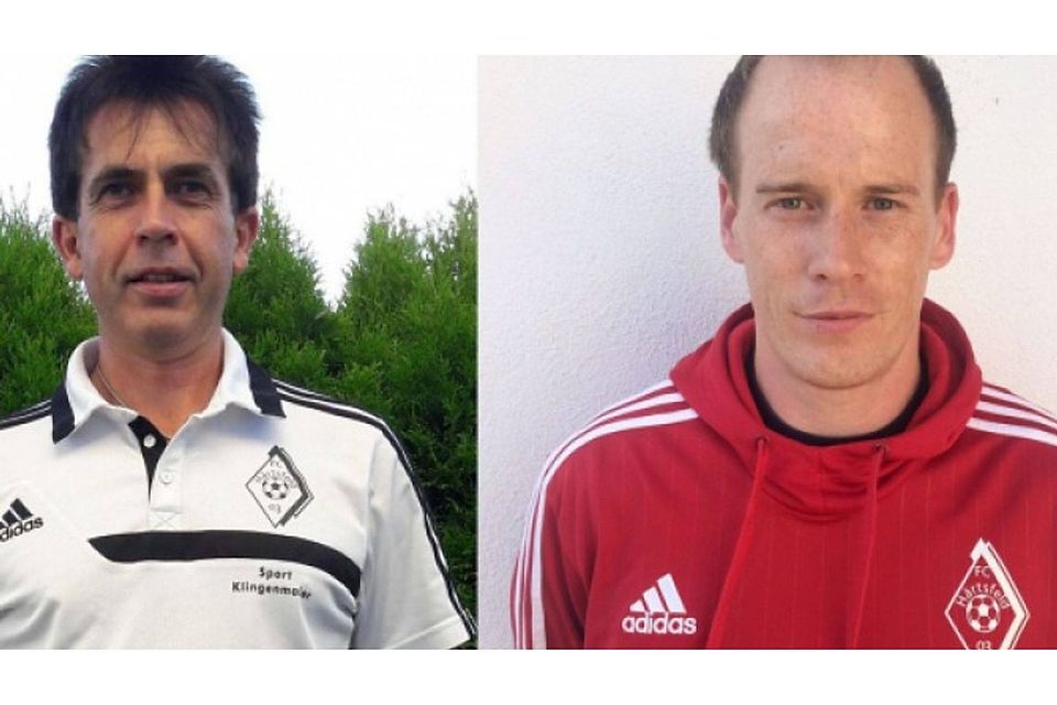 Neu beim FC Härtsfeld: Trainer Markus Jäger (links) und "Co" Bernd Klein.