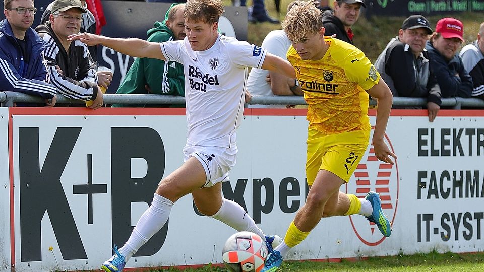 Hat sich gut eingefügt bei der DJK Vilzing: Neuzugang Max Meyer (rechts).