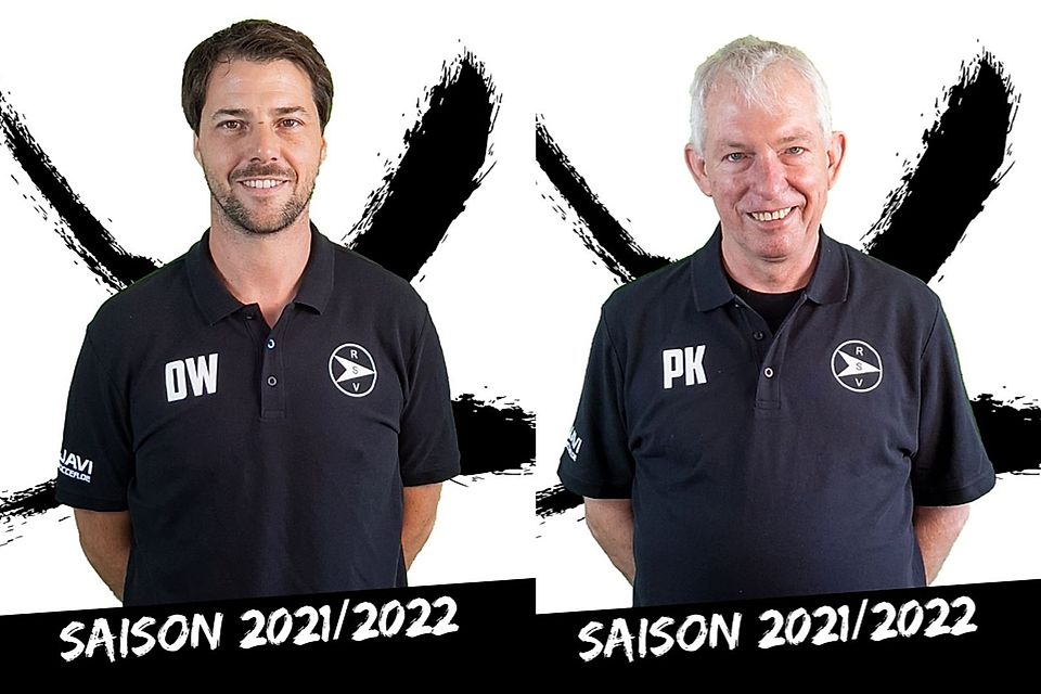 Trainer Dennis Wienhusen (l.) und Sportlicher Leiter Peter Korn erleben eine schwierige Vorbereitung beim Rather SV.
