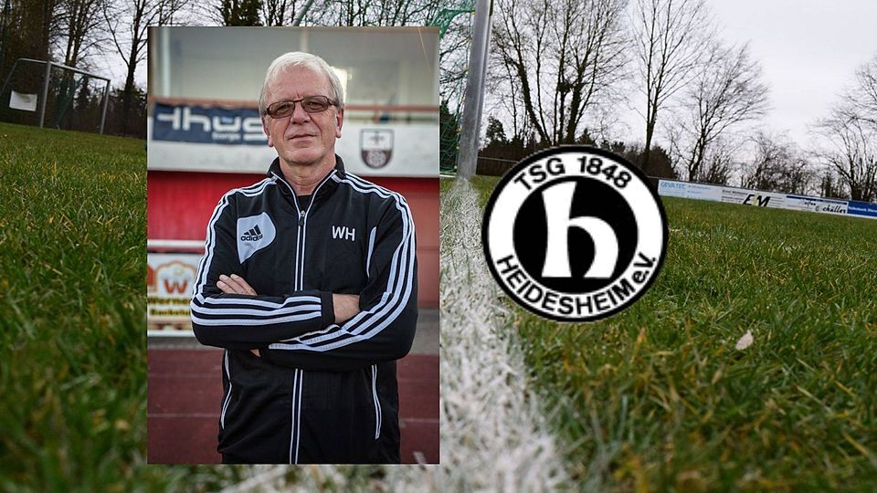 Trotz seines hohen Alters noch an der Seitenlinie: Wolfgang Hammer.