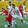 Harter Einsatz: Gegen Bad Heilbrunn wird es für den FC um (v.r.) Jonas Poniewaz und Michel Naber auf Kampf und Physis ankommen.