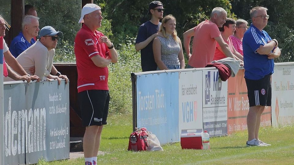 Trainer Bernd Meyer und sein Betreuer Andreas Wilhelmi sahen eine gute Leistung ihres Teams.