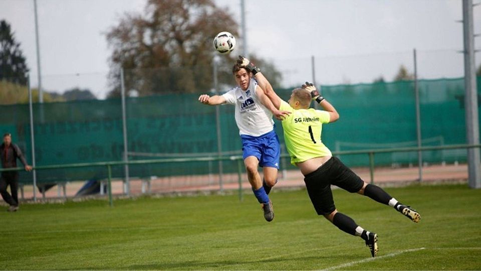 Donaurieden setzte Altheim unter Druck.  Herbert Geiger