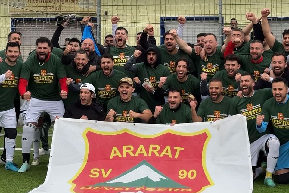 Der SV Ararat Gevelsberg feierte am Wochenende den größten Erfolg der Vereinsgeschichte.
