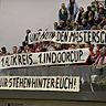 Die Fans des TSV Venne sorgten für Stimmung beim Masters F: Nico-Andreas Paetzel