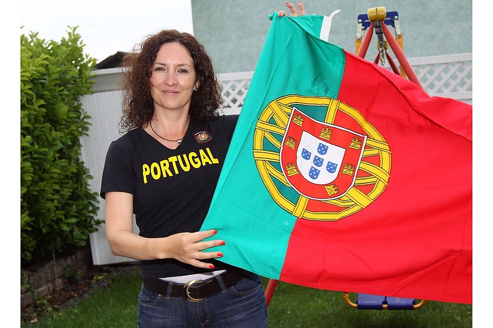 Cristina da Costa-Zinndorf ist leidenschaftlicher Fan des FC Porto und natürlich des Teams Portugal.     Archivfoto: hbz/Sämmer