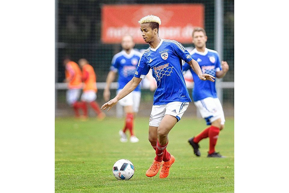 Erzielte den zweiten Treffer des Tages für den Rostocker FC: Daniel Muniz Dos Santos. Am Ende gewannen die Hansestädter in Ueckermünde knapp mit 2:1. Georg Scharnweber