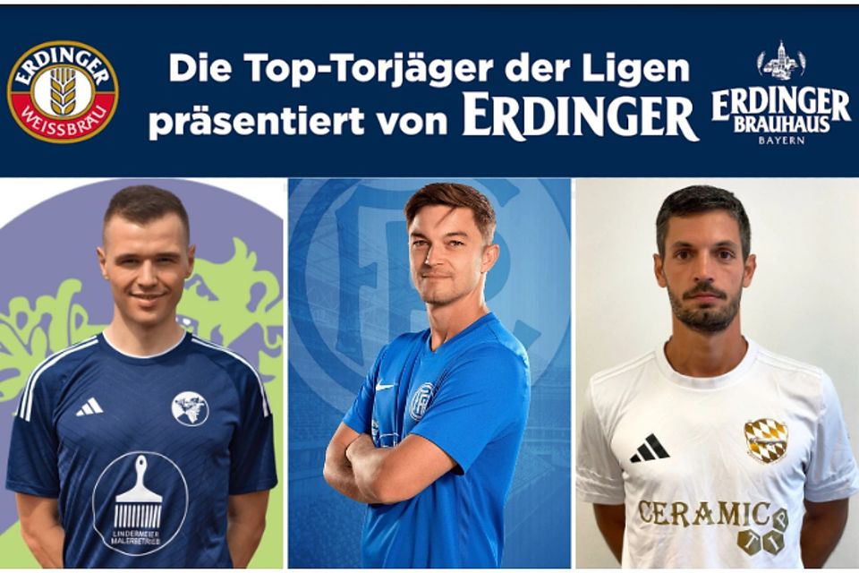 Nicolas Hilz (mi.) führt das ERDINGER Ranking vor seinen zwei Verfolgern Sven Scheurer (li.) und Nemanja Rancic (re.) an.