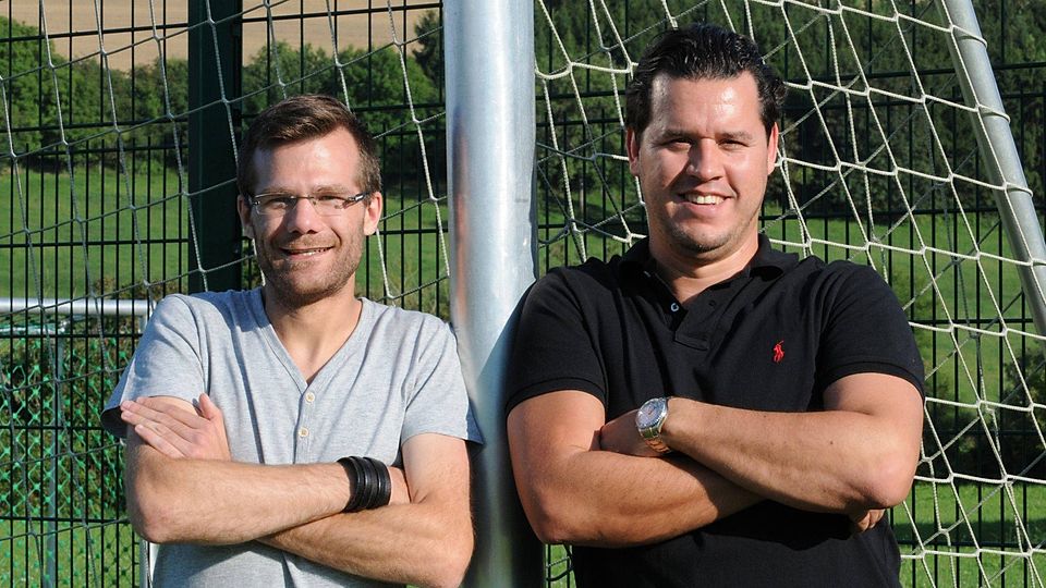 Sind guter Dinge für die neue Spielzeit: Marc Görres (links) und Alexander Roso trainieren gemeinsam die SG Welschbillig/Kordel. TV-Foto: Edgar Breit