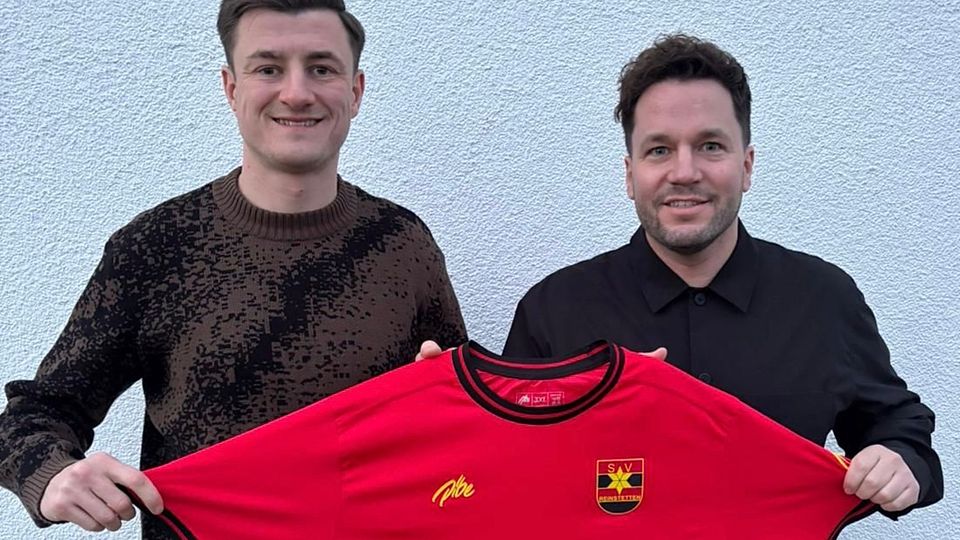 Florian Treske (links im Bild) mit dem neuen Co-Trainer Armin Hertenberger