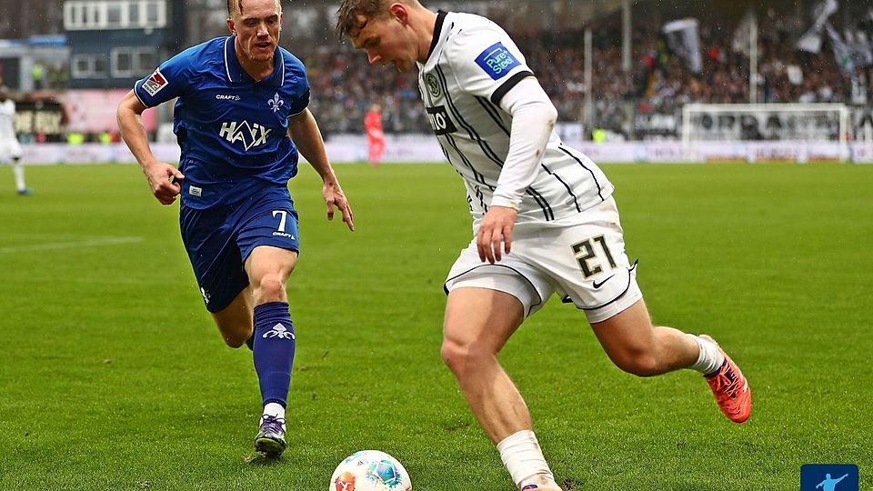 Kann Darmstadt (hier Top-Torjäger Lidberg) gegen Fortuna Düsseldorf ein Ausrufezeichen setzen und die so wichtigen drei Punkte mitnehmen?