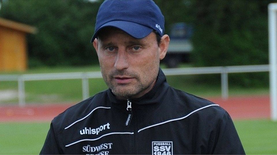 Zuversichtlich: SSV-Coach Roland Regenbogen. Foto: R. Apprich