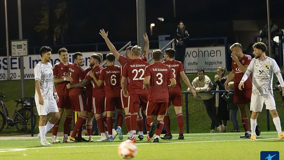 Ob man auch gegen Viktoria Köln zum Jubeln kommt, wird sie am heutigen Mittwochabend zeigen. Genießen will der TuS Chlodwig Zülpich das Spiel allemal!