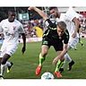 Marcel Schott in Aktion beim Hessenpokal-Gastspiel von Eintracht Stadtallendorf beim FC Gießen. 	Archivfoto: Ben