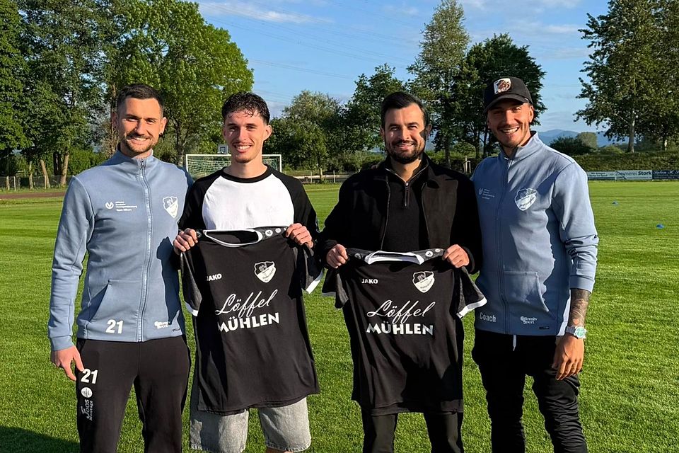 V.l.: Co-Trainer David Stählin, Marcelo Vieira Da Costa, Kazbek Ulubiev, Trainer Giuseppe Paletta