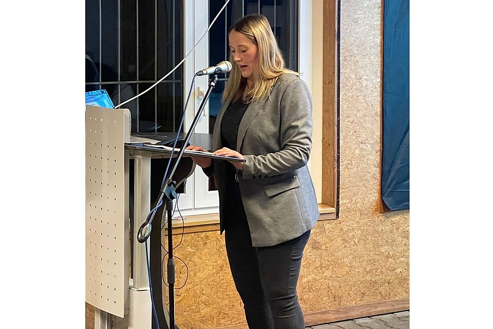 Michaela Maile bei ihrer letzten Vorlesung