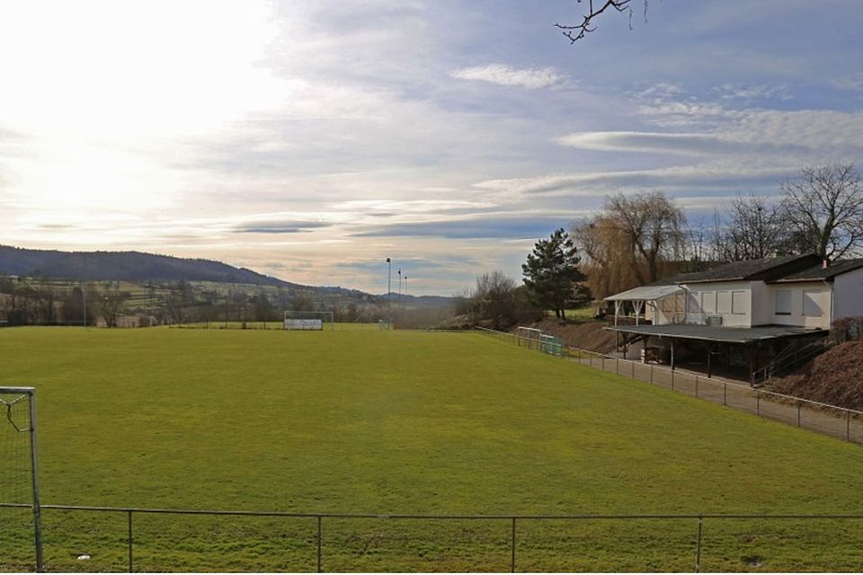 Der Sportplatz in Wallburg mit Clubheim - wie geht es weiter mit dem Verein?
