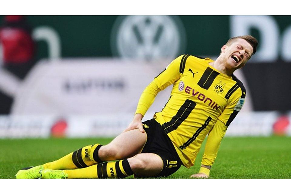 Borussia Dortmund muss bis Anfang April und damit etwa vier Wochen lang auf Marco Reus verzichten. Foto: Getty Images