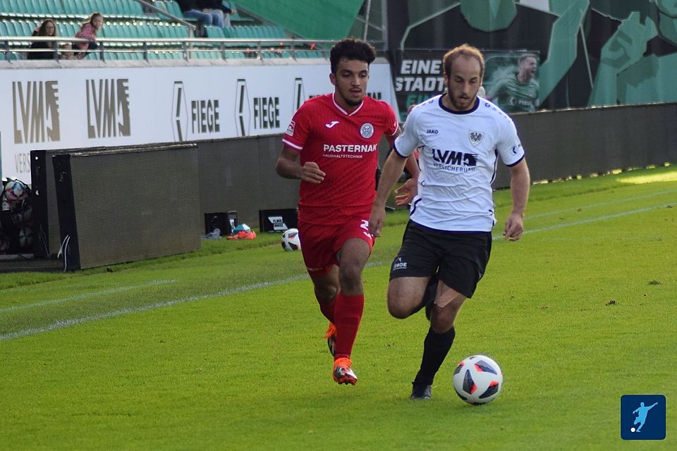 Abid Yanik (links in rot, im Trikot von SG Wattenscheid 09) wechselt vom FC Kray zum SC Obersprockhövel