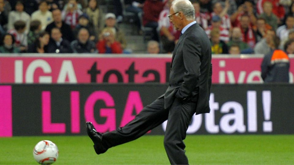 Franz Beckenbauers Enkel Luca tritt in die Fußstapfen seines weltbekannten Großvaters. MIS / Bernd Feil