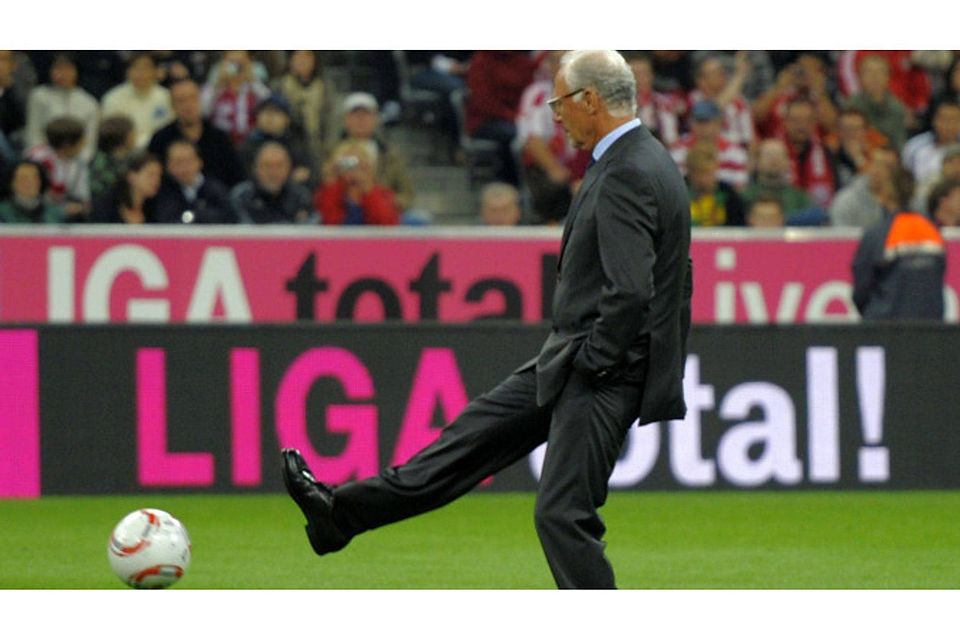 Franz Beckenbauers Enkel Luca tritt in die Fußstapfen seines weltbekannten Großvaters. MIS / Bernd Feil