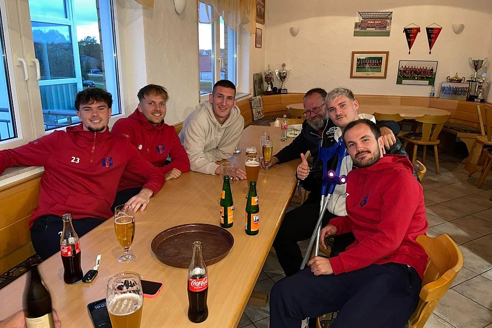 Eher gedämpft war die Stimmung heute in Hollenbach nach dem 2:2 gegen den SV Fellbach. 