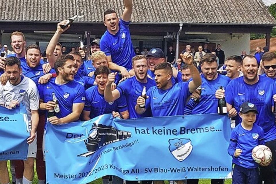 Der Kreisliga-Meister der Superlative: der SV Blau-Weiß Waltershofen 