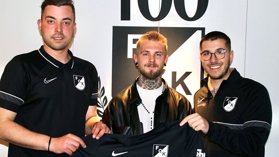 Von links: V.l. Sportvorstand Luca Kern, Mischa Hofer und Vorstandsmitglied Lukas Bregler | Foto: FC Kandern