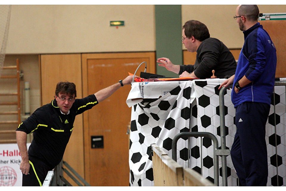 Eric Braun wird auch in diesem Jahr wieder in Konrad-Frey-Halle am Turnierleitertisch platznehmen.   (Foto: Mario Luge)