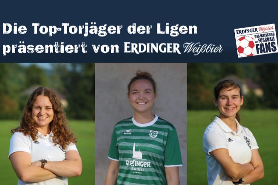 Carina Bauer ist nur knapp vor Franziska Fischer und Teamkollegin Maria Zeller (v.l.).