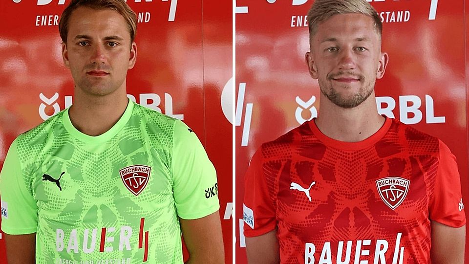 Ludwig Zech (li.) und Tobias Sztaf gehören wieder zum Kader des TSV Buchbach, auch wenn Letzterer wegen einer schweren Knieverletzung noch lange pausieren muss.