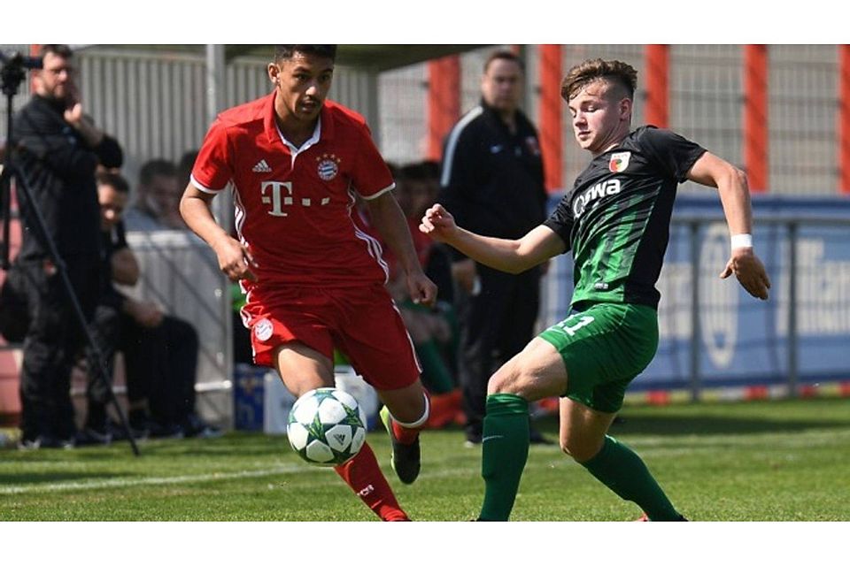 Yousef Emghames war auf den Spuren von Franck Ribery. Nun wechselt die Nummer sieben von Bayerns A-Jugend nach Hannover (Hier im Spiel gegen Augsburgs U19) F: Leifer