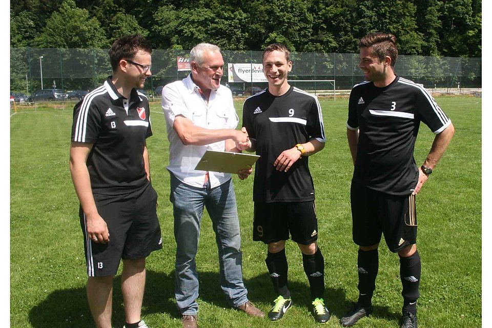 Florian Wehrfritz (rechts) übernimmt den SV Hiltpoltstein im Sommer. F: Rudolf Maxbauer