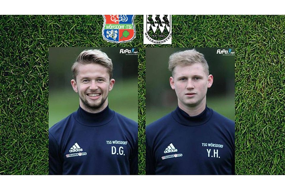 Werden sich beide dem SV Wallrabenstein anschließen: Dominik Gros und Yannik Hünerbein.  Foto: René Leichtfuß