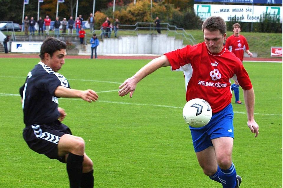 Beim 1. FC Bad Kötzting war Antonin Dvorak der Dreh- und Angelpunkt im Mittelfeld 
