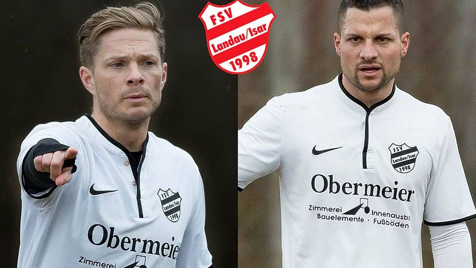 Jan Bermann und Matthias Reichl wollen sich im kommenden Sommer mit dem Klassenerhalt in der Bezirksliga verabschieden.