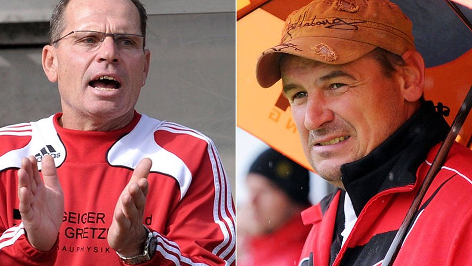 Nach acht Spielen und der Ausbeute von einem Punkt hat Jürgen Völk bei der TSG Stadtbergen das Handtuch geworfen. Bernhard Molle (rechts) muss erneut den Nothelfer spielen.