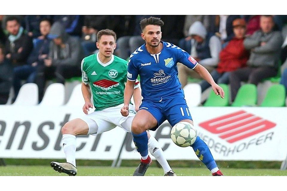 Kasim Rabihic (re.) spielt ab sofort wieder für den FC Pipinsried F: Weiderer