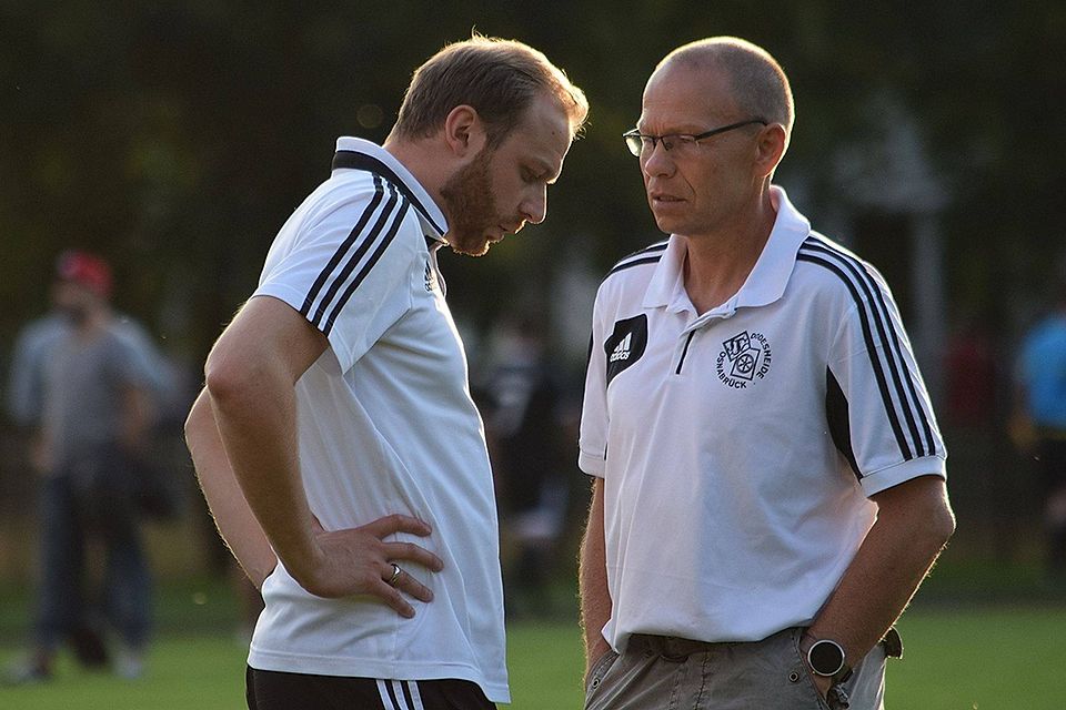 SSC-Coach Alexander Heinz (links) sieht sein Team in einer komfortablen Ausgangssituation.F: Nico-Andreas Paetzel