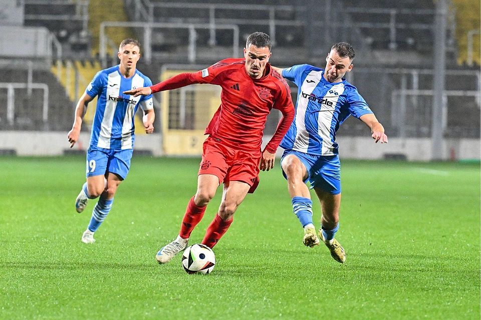 Arijon Ibrahimovic traf gegen den FV Illertissen für den FC Bayern II.