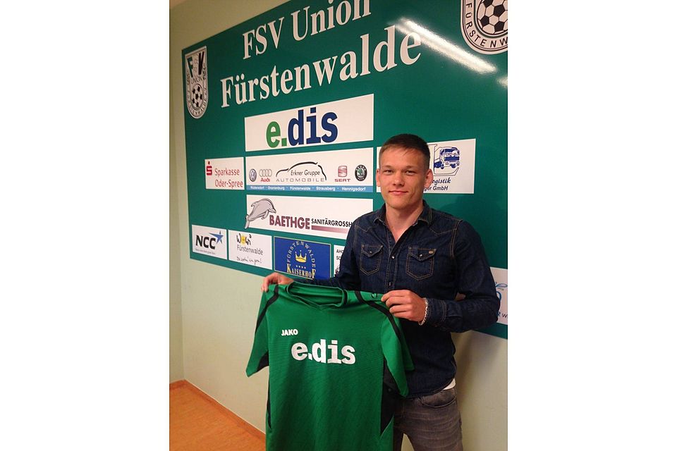Philip Köhler geht in seine zweite Saison beim FSV Union Fürstenwalde. Foto: Verein