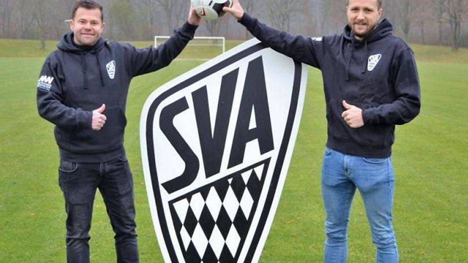 Christian Rauch (l.) als Co-Trainer und Christian Rickhoff als Chefcoach übernehmen beim SV Anzing das Sagen bei der Kreisliga-Mannschaft.