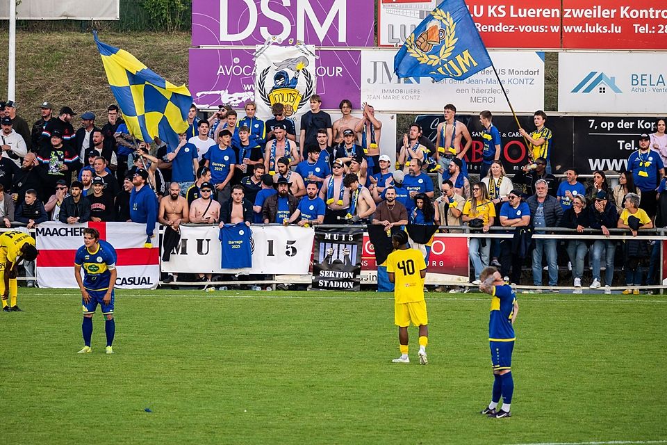 Die Syra-Fans waren zahlreich und lautstark vertreten