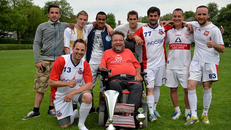 Siedlercup-Gewinner FC Bavaria Werkvolk möchte auch den Wanderpokal des Hallencups wieder zurückgewinnen. F: Markus Kostka