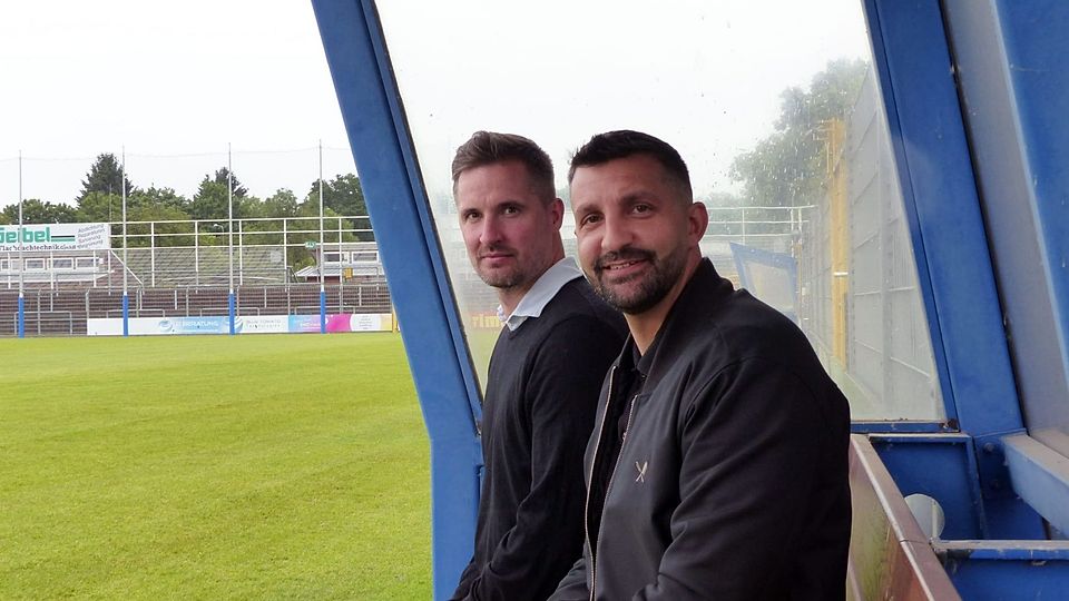 Die neuen Gesichter bzw. Macher am Schönbusch: Manager Sandro Sirigu (links) und Trainer Aytac Sulu.