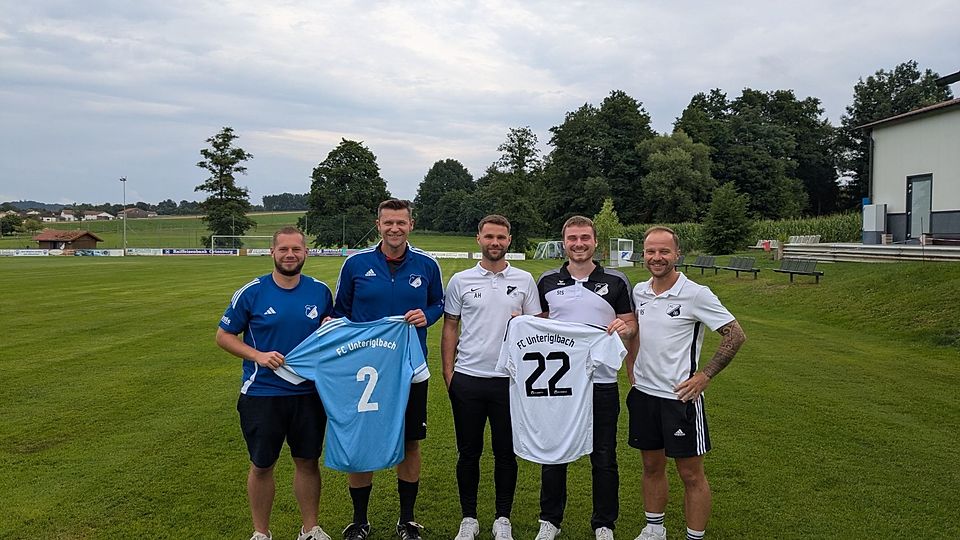 Die neue Führungsmannschaft des FC Unteriglbach